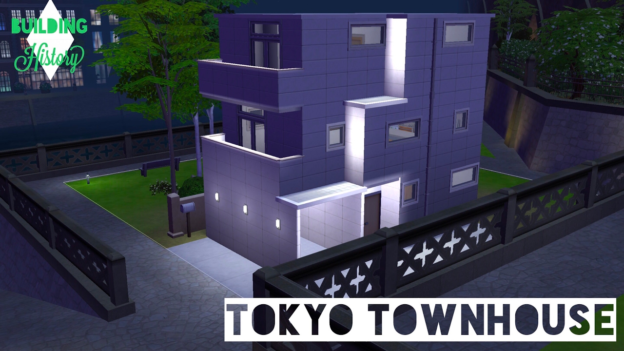 Building History: Tokyo Townhouse [Sims 4 Speedbuild]