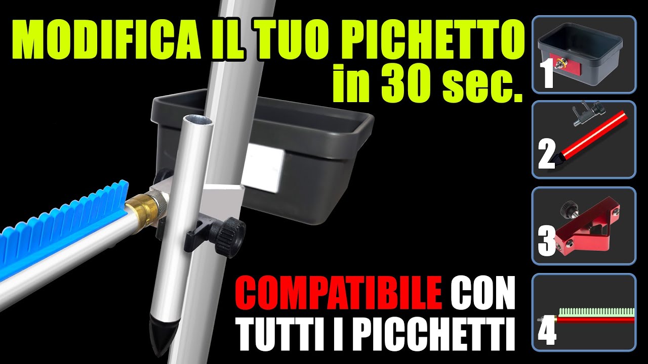 Trasforma il tuo Picchetto in 30s: Kit Universale per Surfcasting #evo3pod