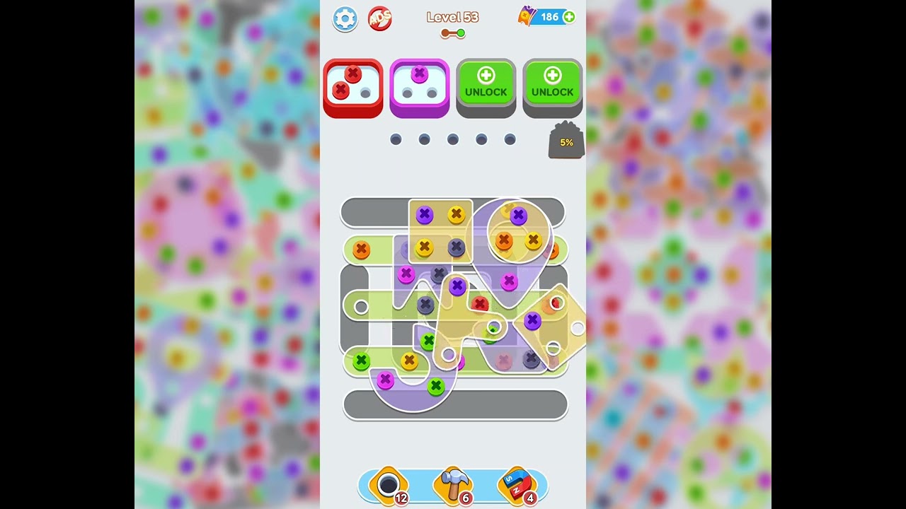 Screw Pin out! (Screw Out!) 🔩 Level 53 Walkthrough & Solution