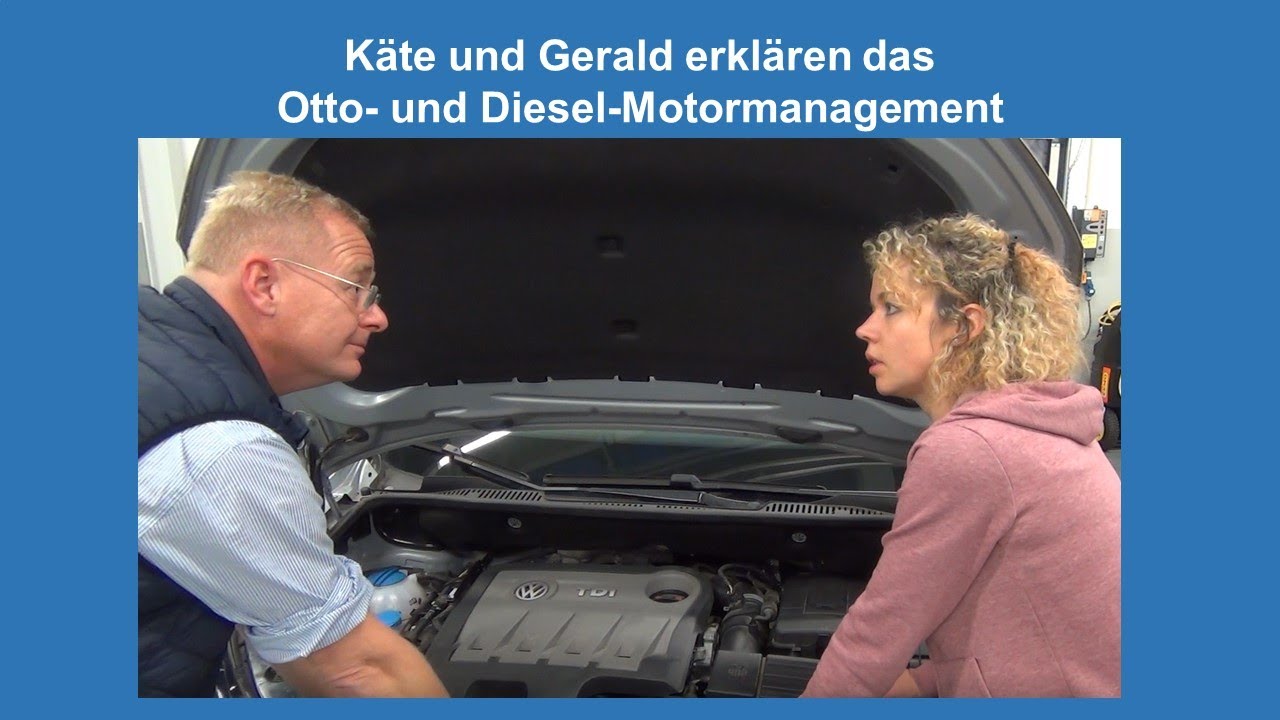 Käte und Gerald erklären den Luftmassenmesser im Diesel-Motormanagement