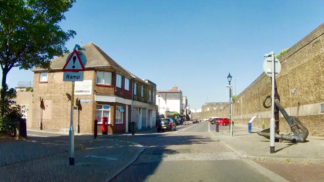 Driving Blue Town; Queenborough; Rushenden, Isle of Sheppey, Kent