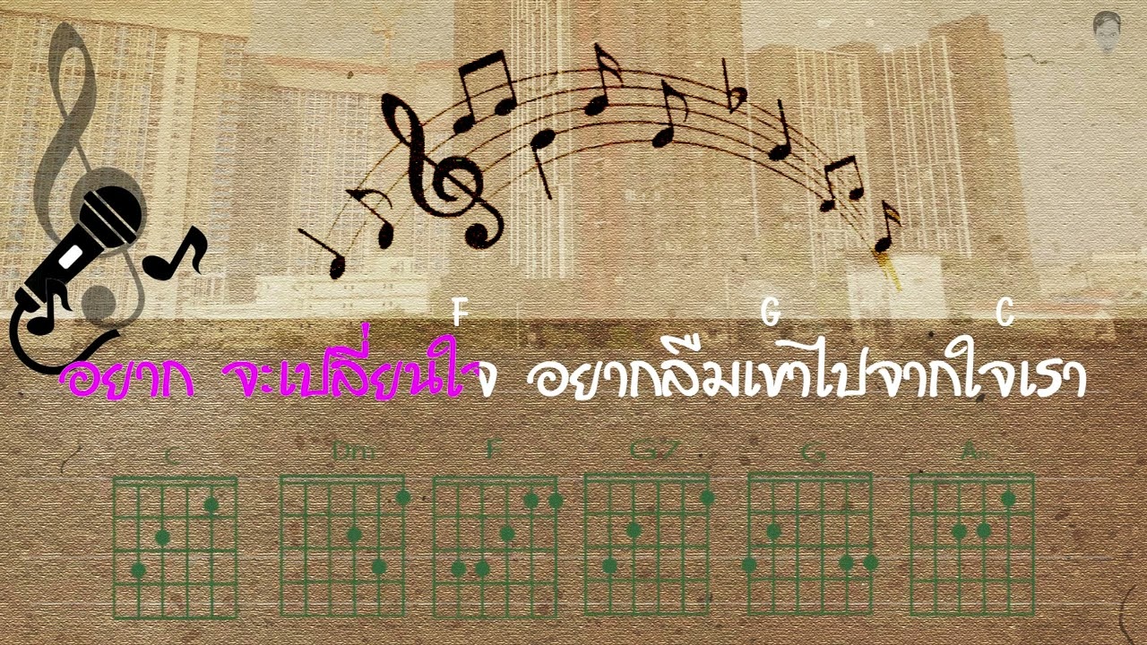 ตัดใจไม่ลง-คาราโอเกะ