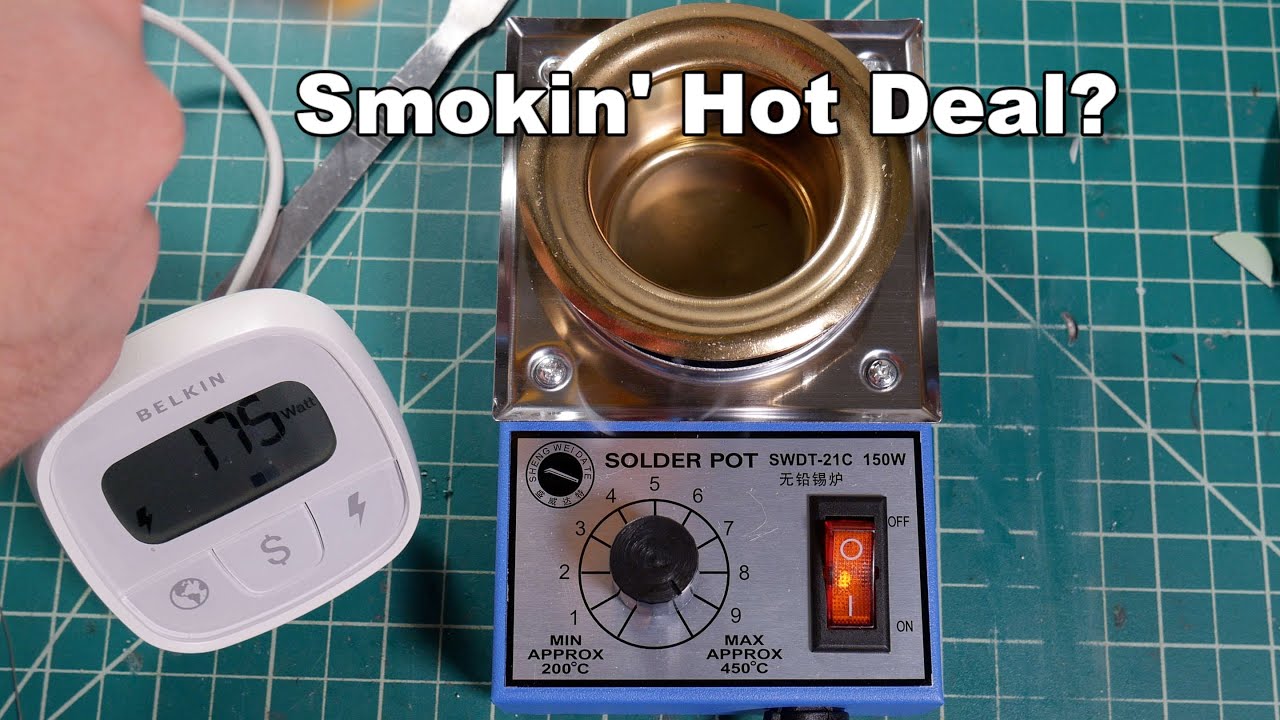 Cheap Solder Pot Teardown and Test