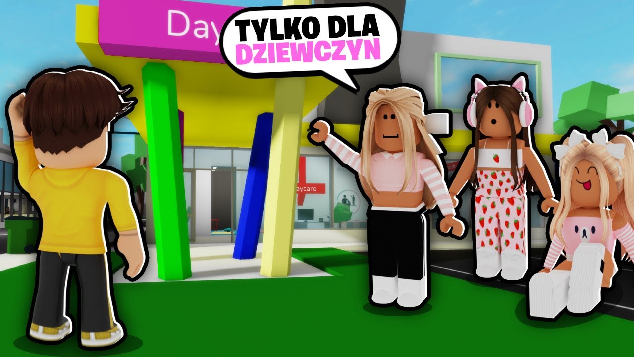 Trafiłem do PRZEDSZKOLA TYLKO DLA DZIEWCZYN w BROOKHAVEN 🏡 RP