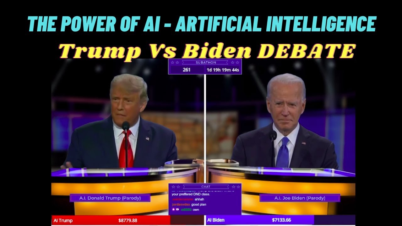 Trump Vs Biden DEBATE- The Power Of AI- Artificial Intelligence!!!