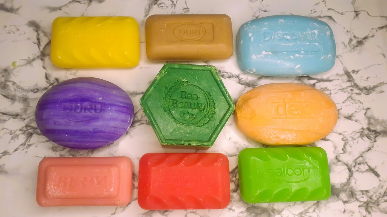ASMR - 12 - DRY SOAP CUTTING. Резка сухого мыла. Satisfying video. Soap Carving. Satisfying Sounds