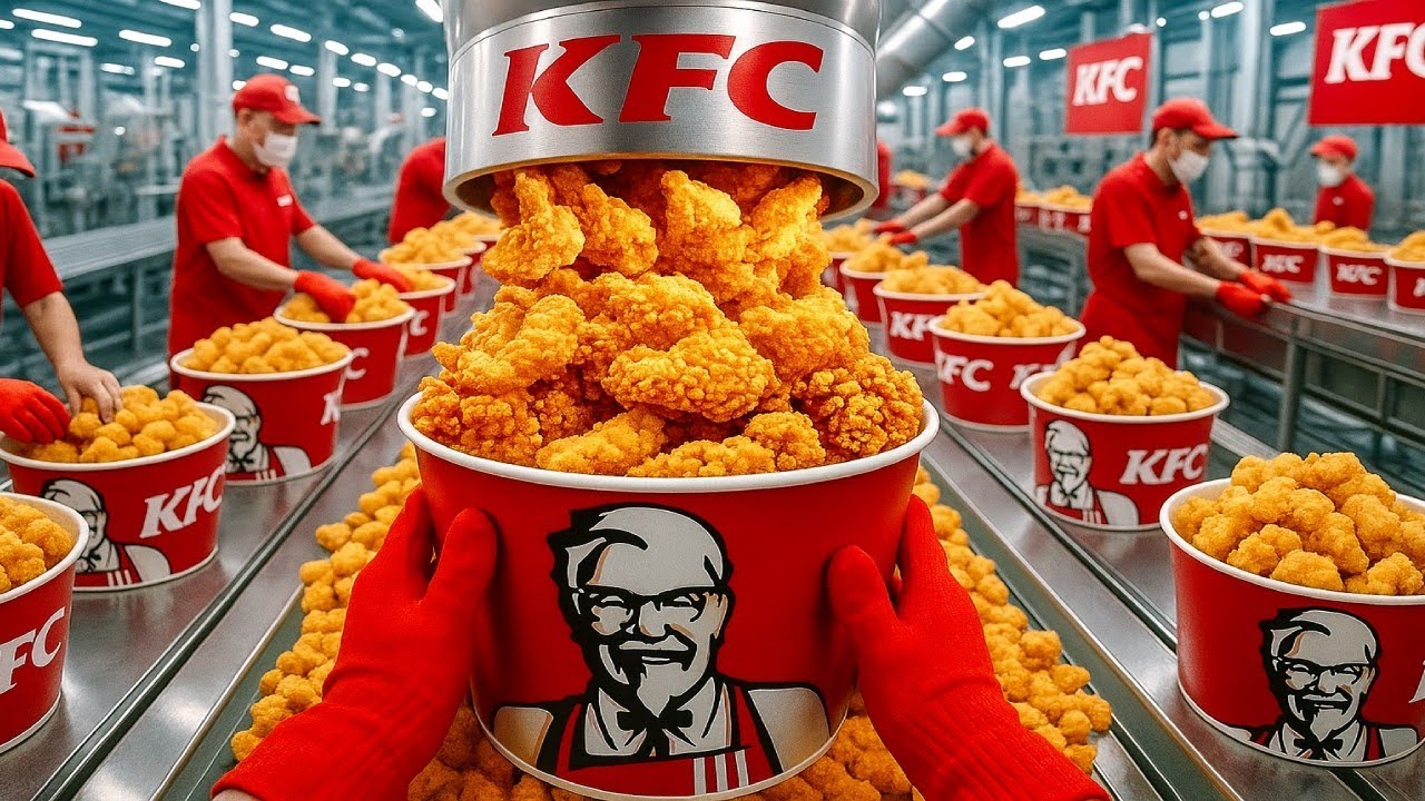 El Proceso Completo del Pollo KFC | Fábrica de IA Paso a Paso