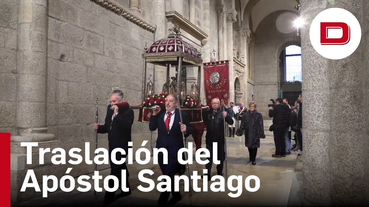 Ceremonia de la traslación del Apóstol en Santiago de Compostela