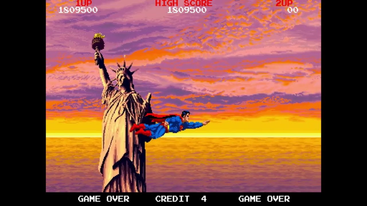 Superman Arcade Game Cutscenes - Arcade