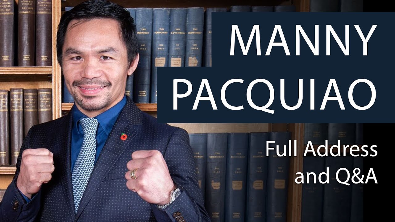 Manny Pacquiao | Full Address and Q&A | Oxford Union
