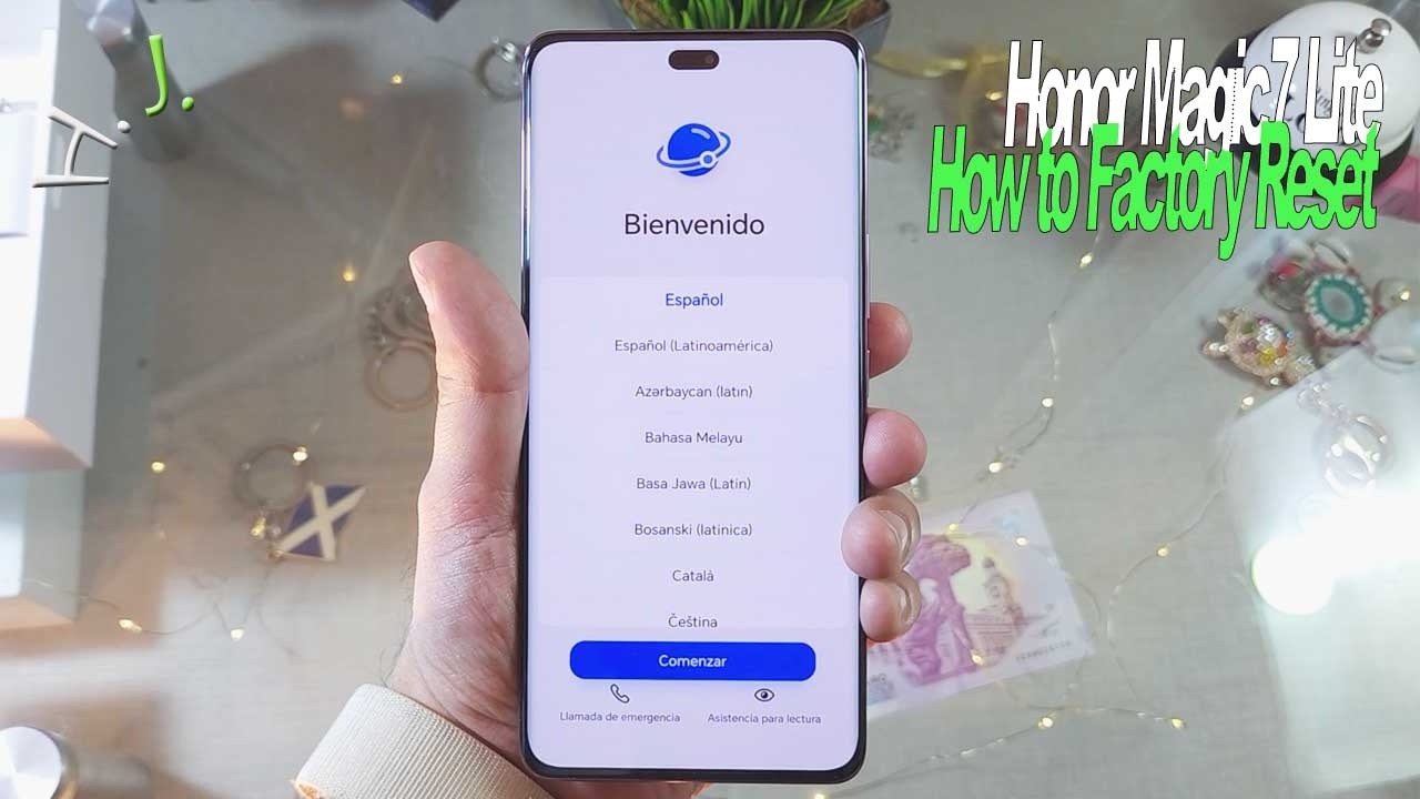 Honor Magic7 Lite 🔄 Как выполнить сброс до заводских настроек (пошаговая инструкция)