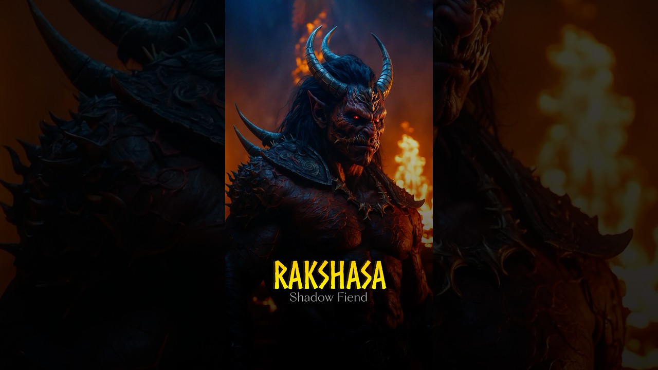 😈Rakshasa✨India&rsquo;s Shape-Shifting Demons |#ai #lumafusion #action #klingai #videoshort #leonardoai
