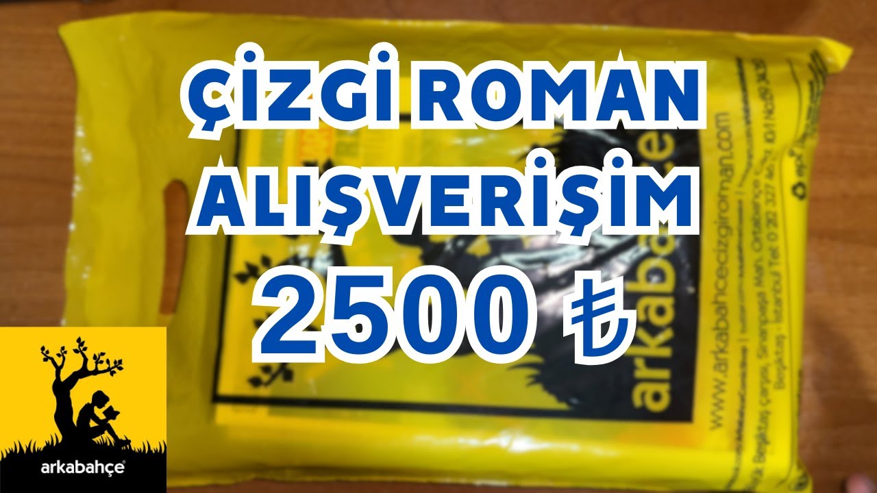 2500TL'LİK ARKABAHÇE ÇİZGİ ROMAN ALIŞVERİŞİ┃ÇİZGİ ROMAN SİPARİŞİM #37