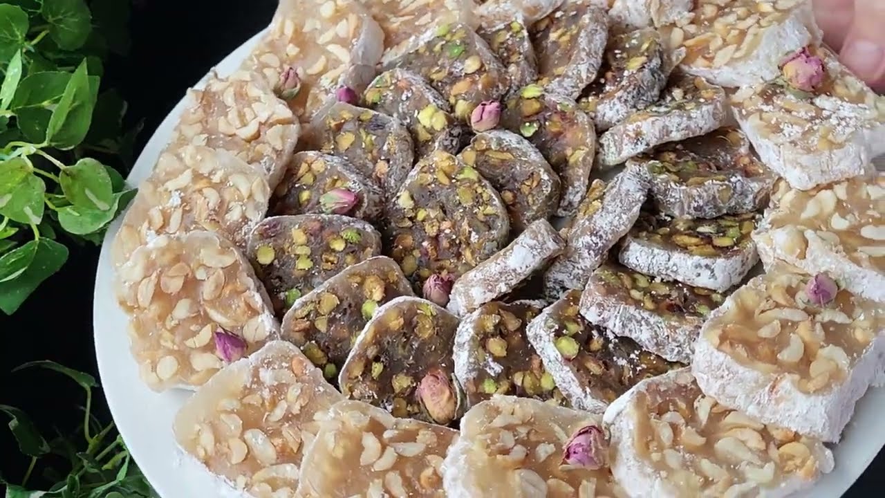 راحة الحجاج الحلبية بالفستق الحلبي سهلة وبسيطة ب 4 مكونات وبدون تعقيدات 💕😘😘😘