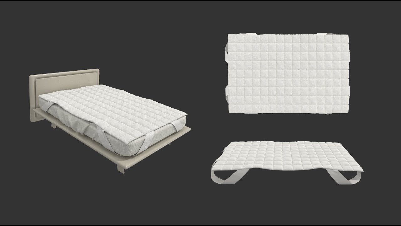 Marvelous Designer 9.5: Cover and Protectors - Box Stitched Mattress Protector