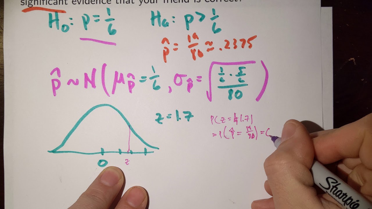 Significance Testing 02: P-value, an example and definition
