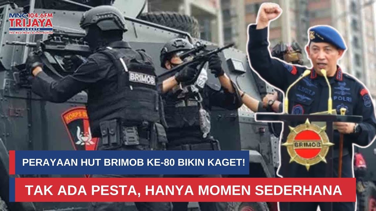 HUT Brimob ke-80 Tanpa Kemewahan! Ada Apa di Balik Perayaan Sederhana Ini I Trijaya Update