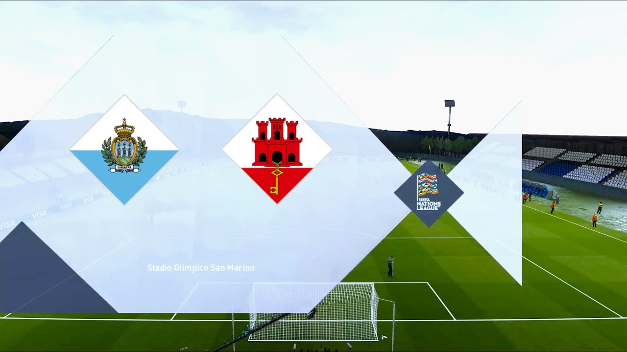 San Marino vs Gibraltar | Stadio Olimpico San Marino | 2020-21 UEFA Nations League | PES 2021