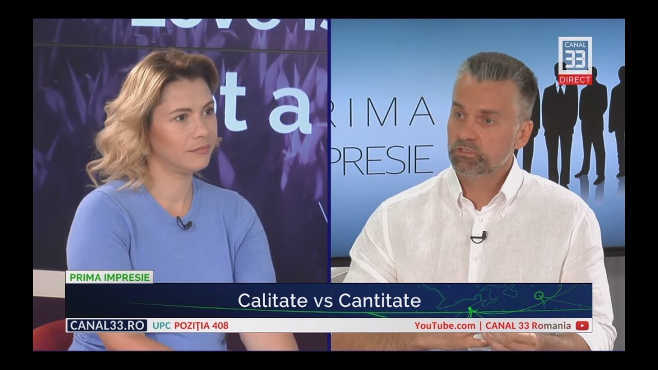 Calitate vs Cantitate - cu Cezar Ionașcu și Oksana Ionașcu