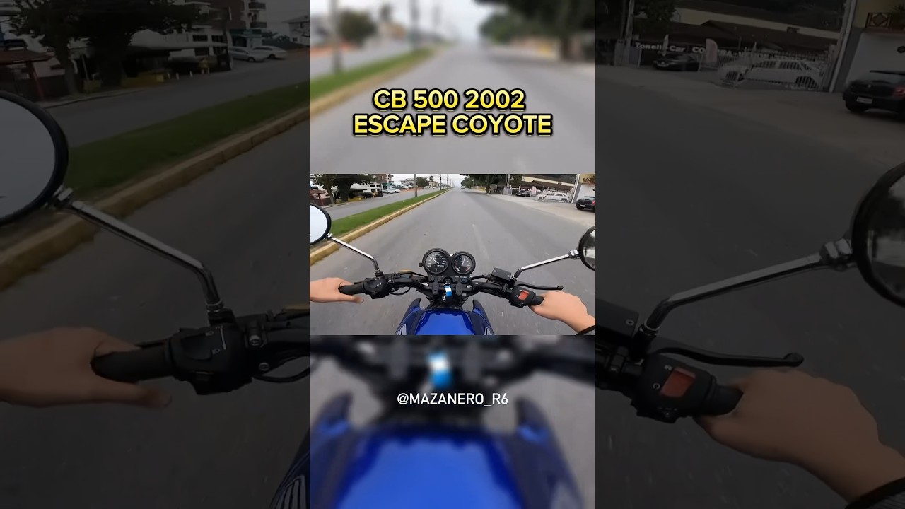 HONDA CB 500 ESCAPE COYOTE (CB 500 antiga) PURE SOUND #hondamotorcycles #cb500 #escapecoyote