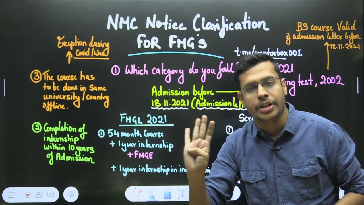 NMC Clarification For FMGs | NMC Latest Notice Explained By Dr. Anand Mani