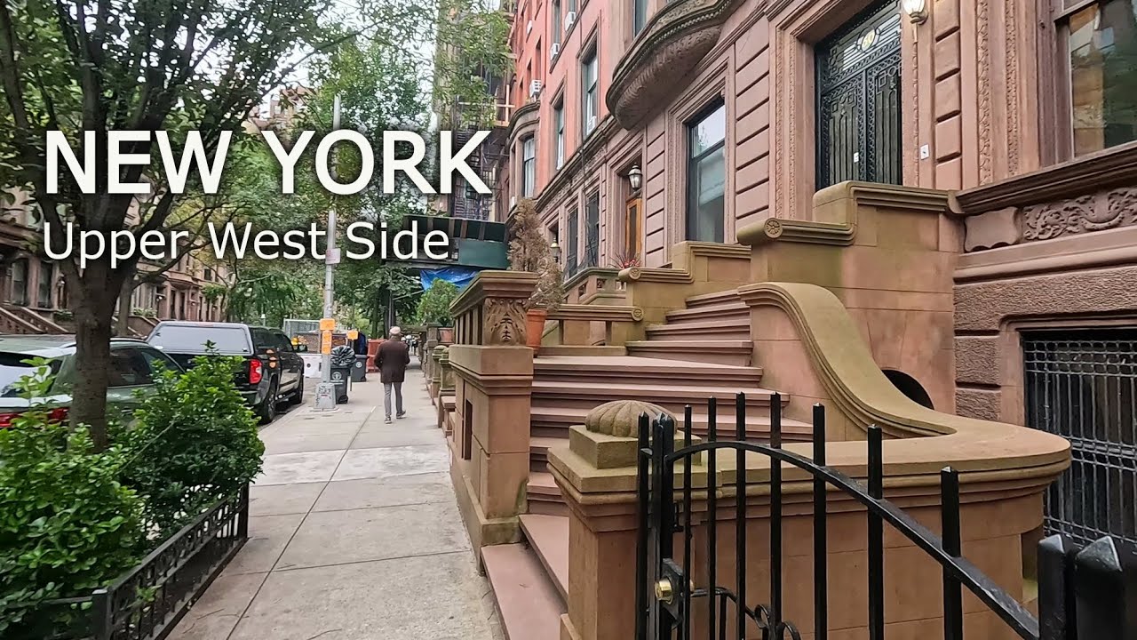 New York - Walking tour Upper West Side NYC 4К 60fps HDR