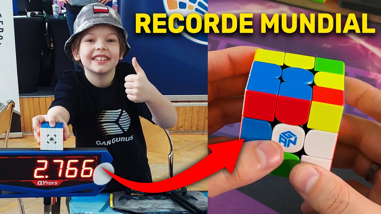 Novo RECORDE MUNDIAL Cubo M&aacute;gico 2.76 segundos - Teodor Zajder