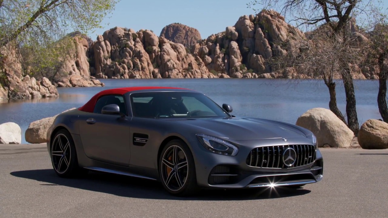 Gabriel Gélinas au volant de la Mercedes-AMG GT C Roadster 2018