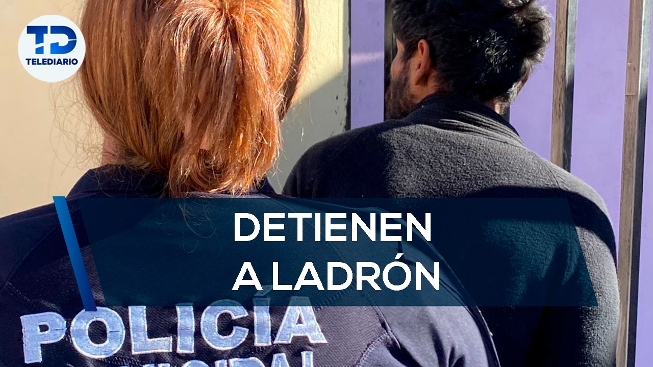 Captan a sujeto robando cableado a plena luz del día