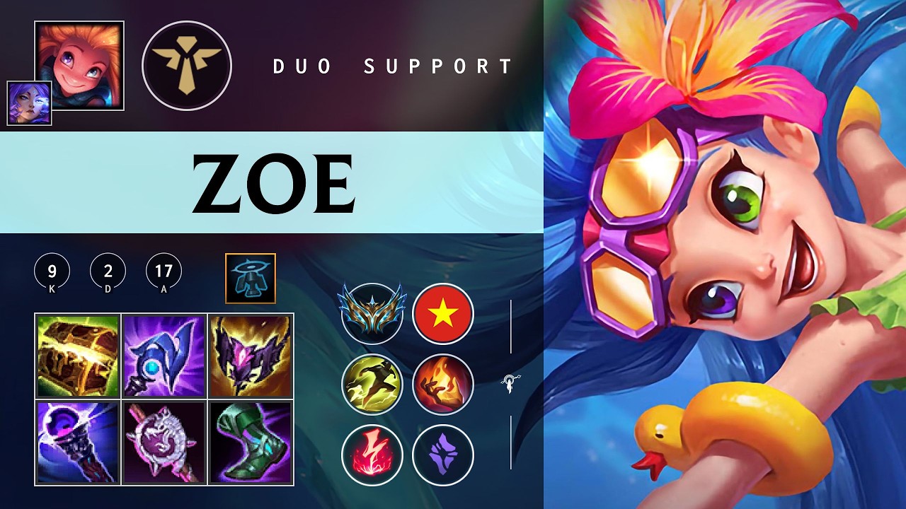 Zoe Support vs Thresh - VN Challenger Patch 26.07