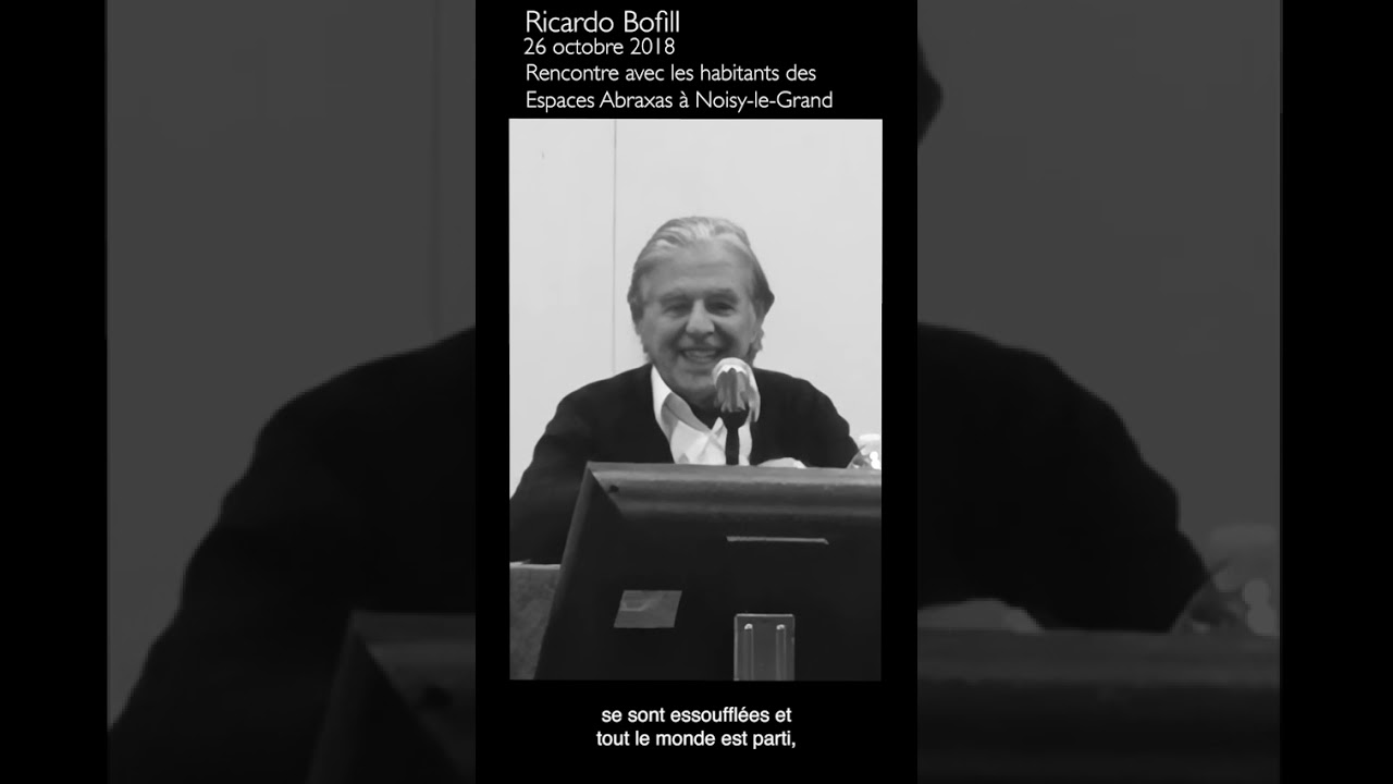 2018 Rencontre au Palacio d'Abraxas avec Ricardo Bofill (sous titré)