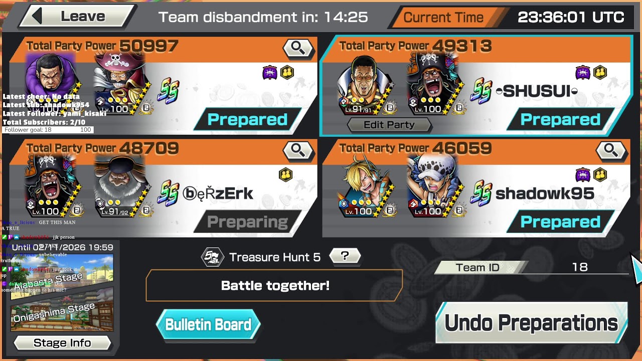GRINDING LEAUGES IN OPBR