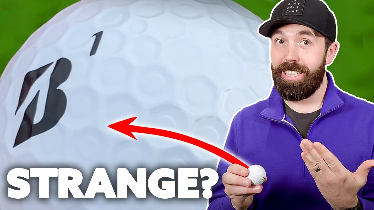These golf balls have WEIRD dimples
