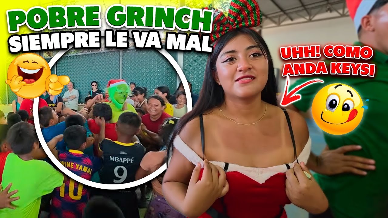 El Grinch por andar de pícaro le fue mal 🤣 mira lo que le pasó