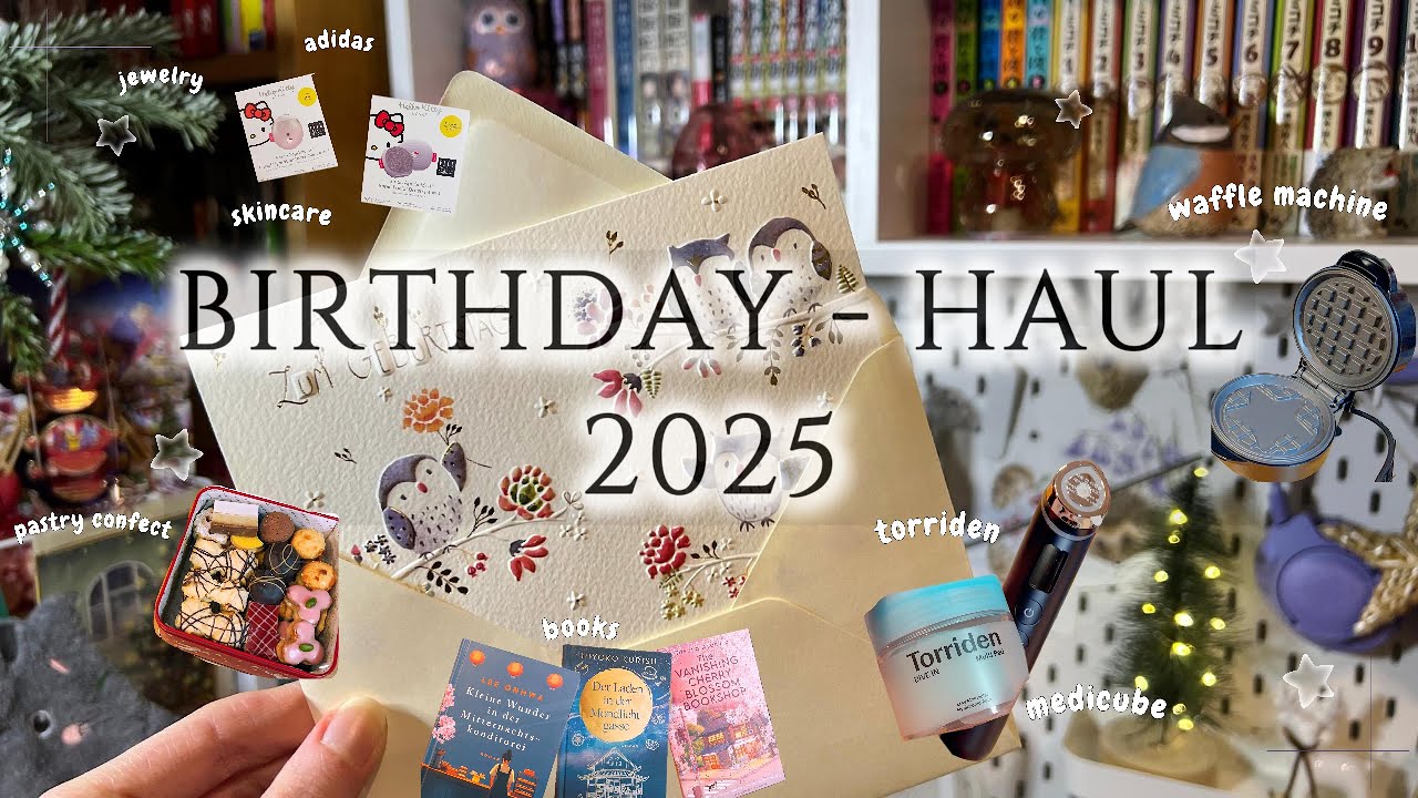 [🎧🎋 VLOG] Vienna Birthday Shopping Haul ❣️ Wintertime 2025 ❣️ unbox lovely gifts | 