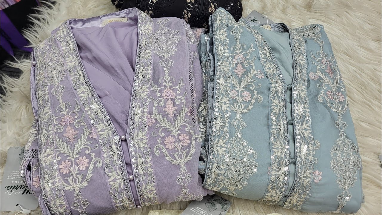 Maria Gown Collection Pakistani Dress | Party Dress Collection | Long Gown Collection