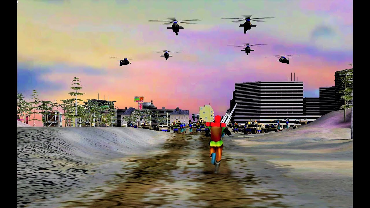 Китай выполняет миссию по спасению генерала ТАО из рук США (Карта миссии C&C Generals Zero Hour)