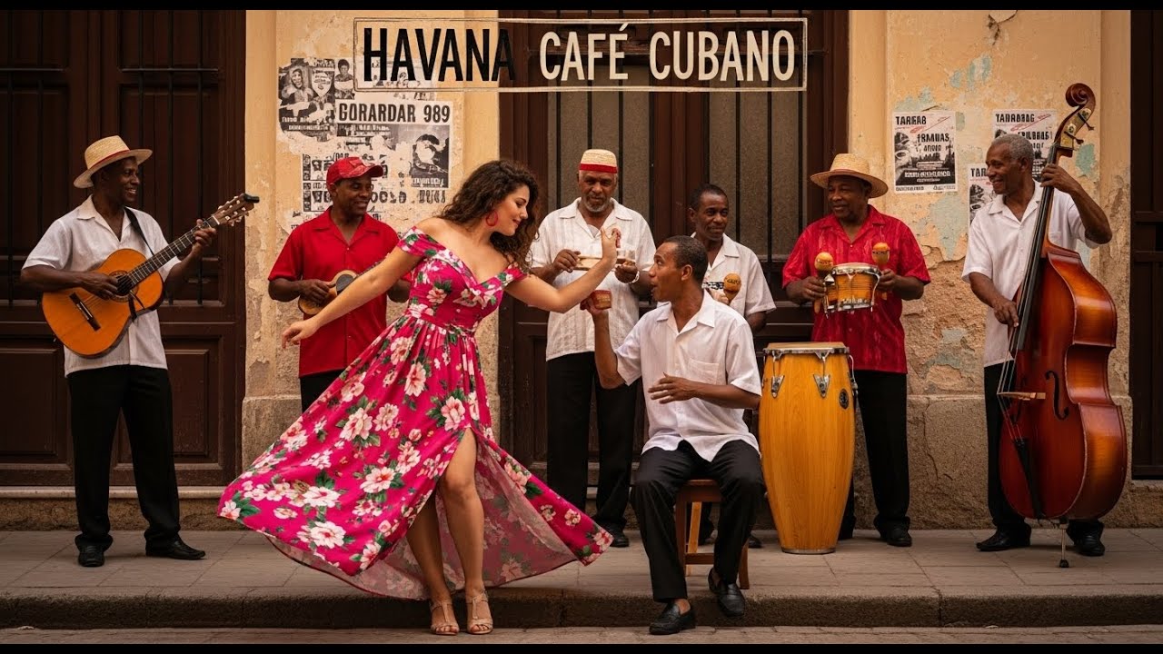 Café Cubano Music 🎹: Caribbean Café Nights & Gentle Piano Jazz • mix2