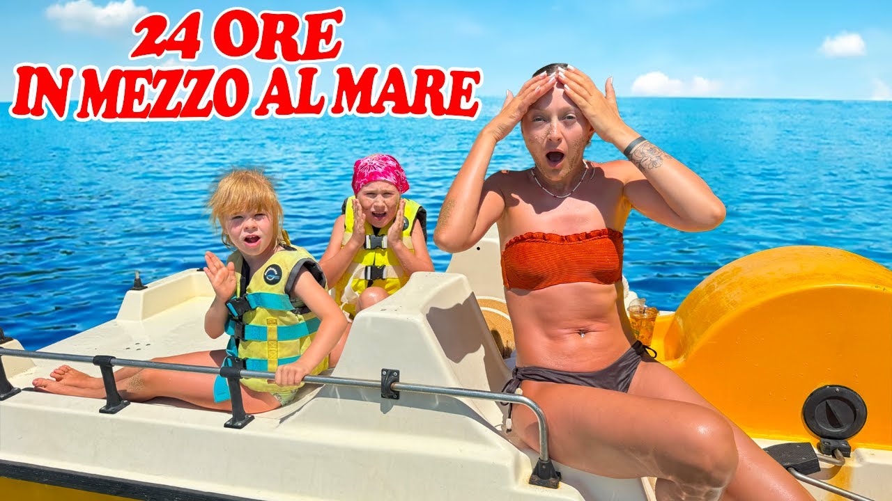 SOPRAVVIVIAMO IN MEZZO AL MARE PER 24 ORE CHALLENGE! 😱