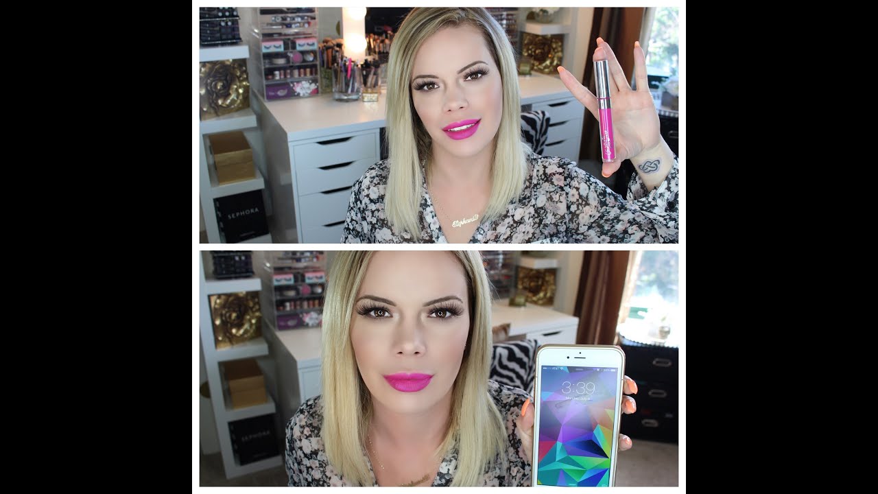 ColourPop Ultra Matte Lipstick Review with Check Ins (Sundae)