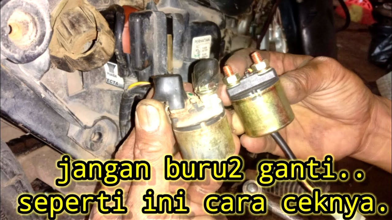cara mendeteksi bendik stater  masih bagus atau sudah rusak..