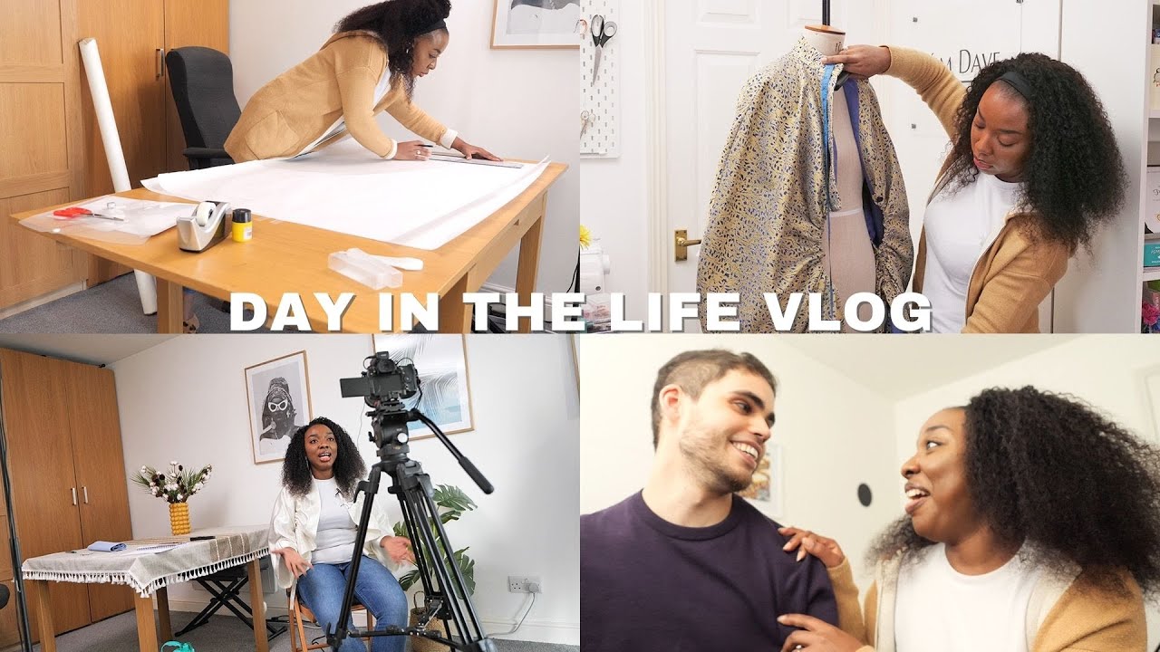 Day In The Life Of a Fashion Designer & Youtuber in London