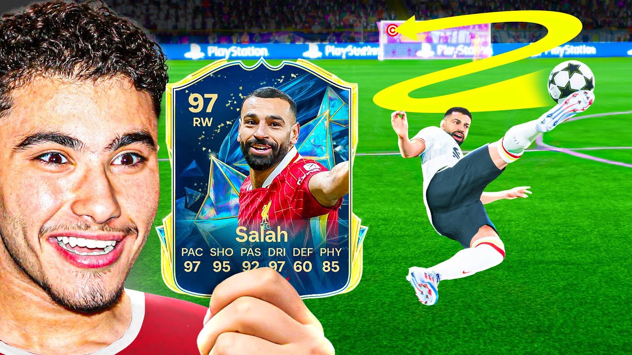 خليت الذكاء الاصطناعي يبني فريق محمد صلاح ال 97