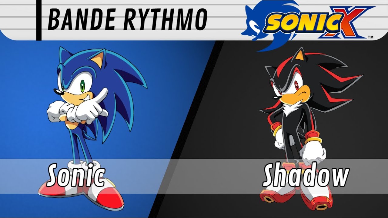 Bande Rythmo à deux - Sonic X (Sonic et Shadow)