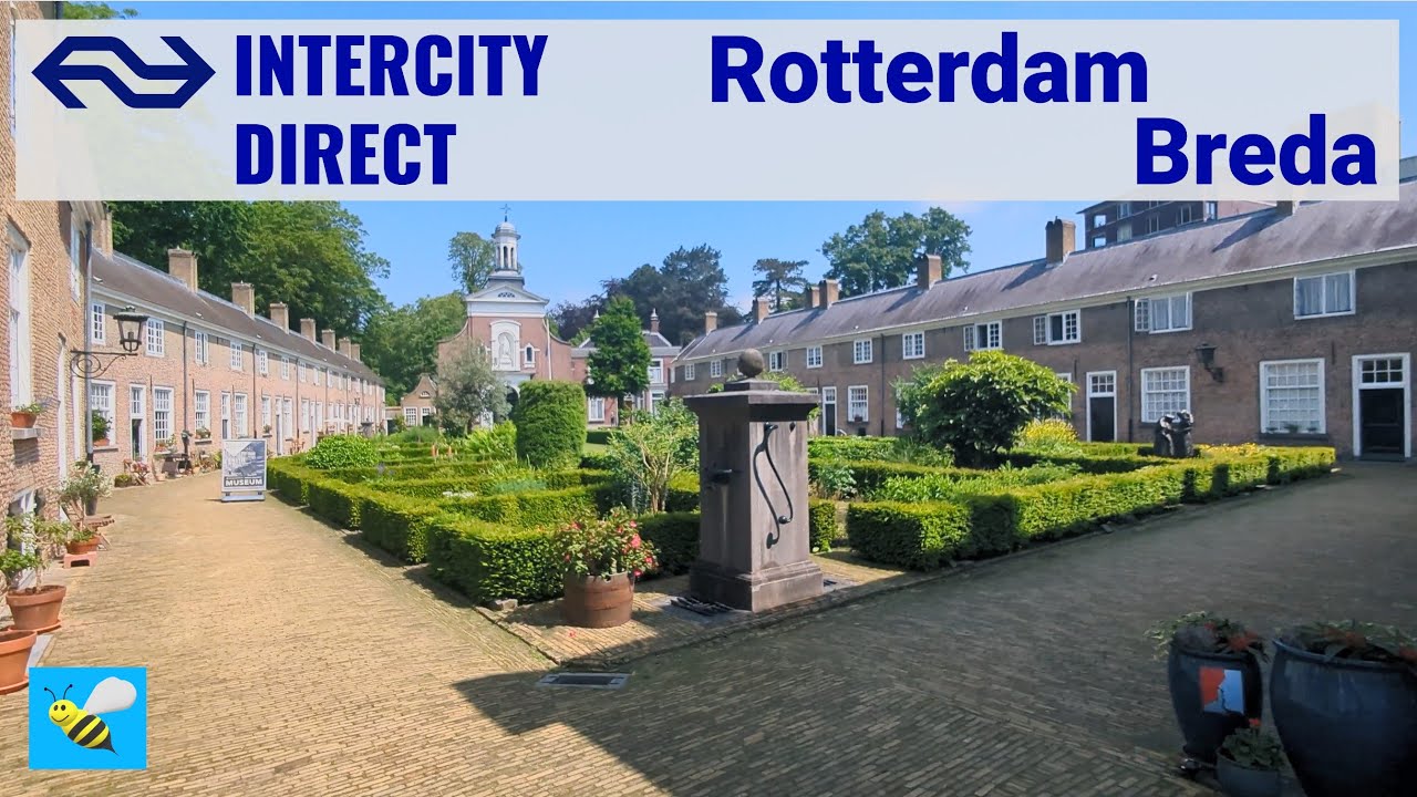 4K NS Intercity Direct || Rotterdam to Breda || Dutch Railways