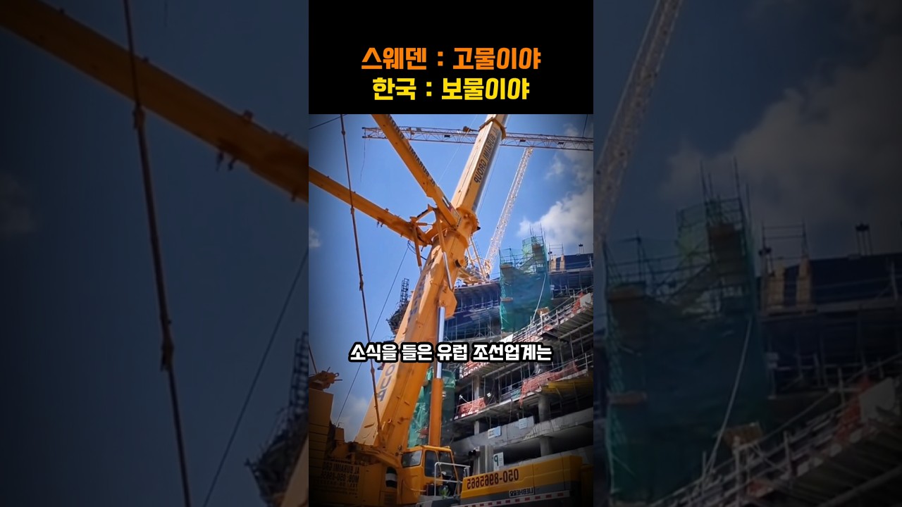 유럽이 장송곡 틀며 버린 138m짜리 흉물을 한국이 냅다 1달러에 주워가자, 전 세계가 경악한 진짜 이유