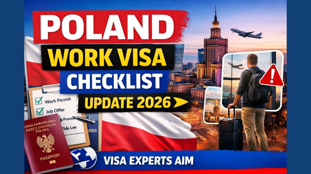 👉 🇵🇱 Обновление контрольного списка для рабочей визы в Польшу на 2026 год