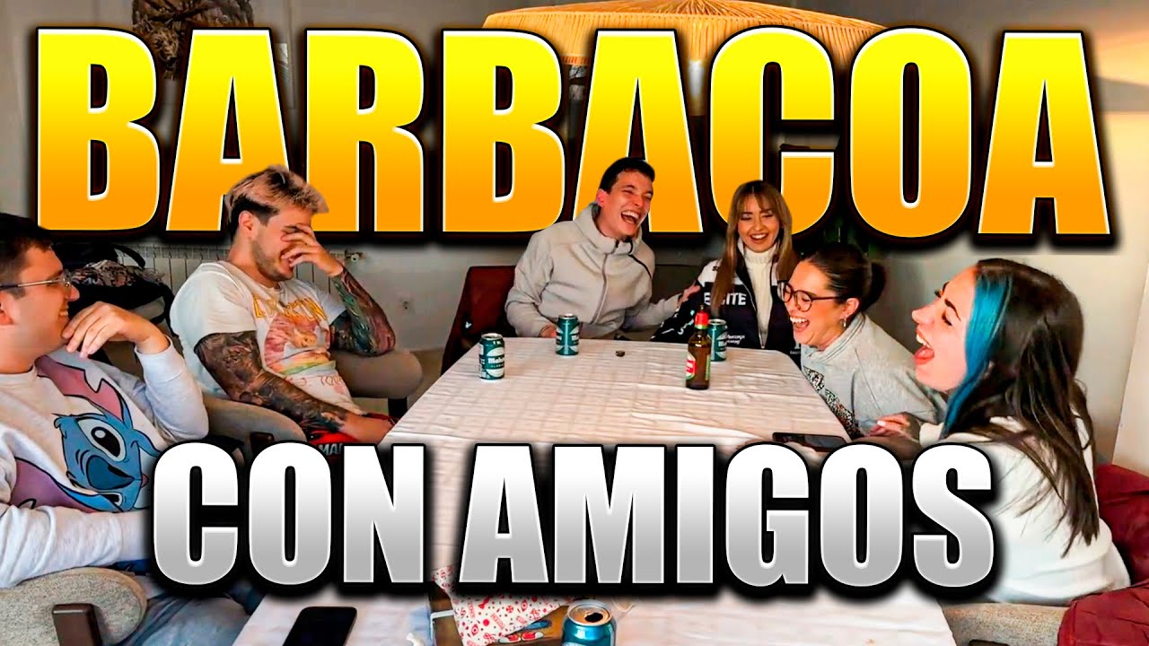 BARBACOA con AMIGOS 🍖♨️ y JUEGOS de MESA 🎲