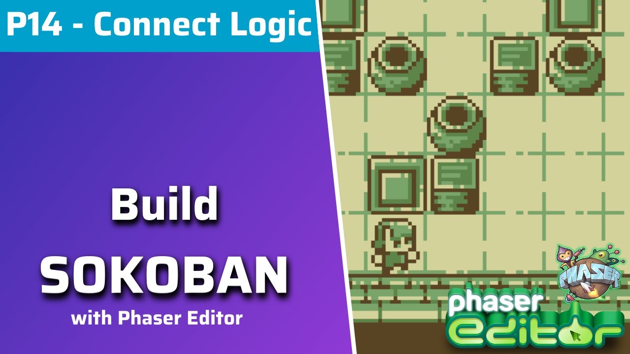 Phaser Sokoban – подключение логики к Phaser