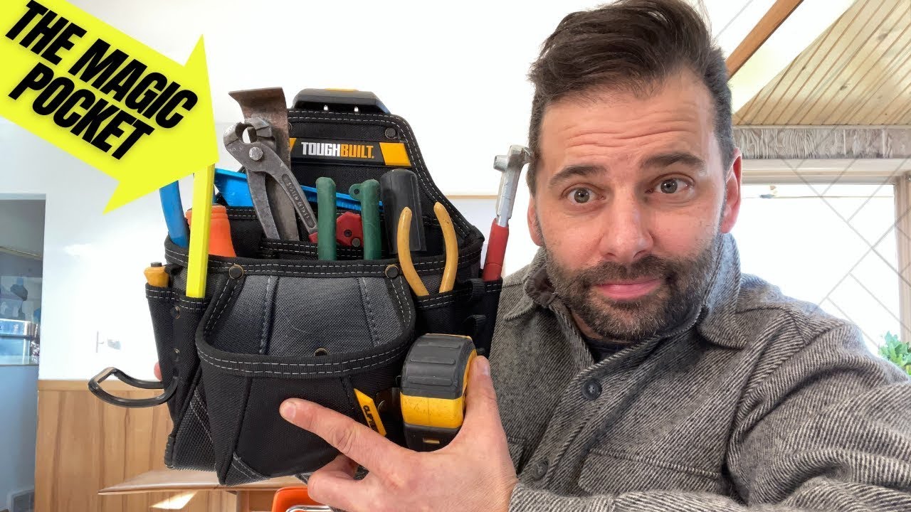 Toughbuilt Tool Pouch | Contractor Tool Bag Review #toolreviews #remodeling #diyprojects